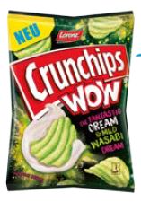 Crunchips Wow Cream &Amp; Mild Wasabi